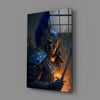 Master Warrior Glass Wall Art || Designer Collection by Insigneart USA
