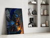 Master Warrior Glass Wall Art || Designer Collection by Insigneart USA