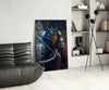 Lord Warrior Glass Wall Art || Designer Collection by Insigneart USA