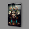 Flower Monarch Glass Wall Art || Designer Collection by Insigneart USA
