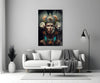 Flower Monarch Glass Wall Art || Designer Collection by Insigneart USA