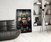 Flower Monarch Glass Wall Art || Designer Collection by Insigneart USA