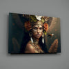 Princess of Flowers Glass Wall Art || Designer Collection by Insigneart USA
