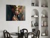 Princess of Flowers Glass Wall Art || Designer Collection by Insigneart USA