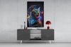 Moon Cat Glass Wall Art || Designer Collection by Insigneart USA