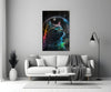 Moon Cat Glass Wall Art || Designer Collection by Insigneart USA