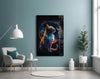 Moon Cat Glass Wall Art || Designer Collection by Insigneart USA