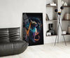 Moon Cat Glass Wall Art || Designer Collection by Insigneart USA