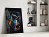 Moon Cat Glass Wall Art || Designer Collection by Insigneart USA