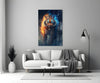 Flaming Nobility Glass Wall Art || Designer Collection by Insigneart USA