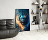 Flaming Anger Glass Wall Art || Designer Collection by Insigneart USA