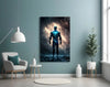 Vitruvius Man Glass Wall Art || Designers Collection by Insigneart USA