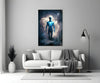 Vitruvius Man Glass Wall Art || Designers Collection by Insigneart USA