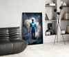Vitruvius Man Glass Wall Art || Designers Collection by Insigneart USA