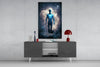 Vitruvius Man Glass Wall Art || Designers Collection by Insigneart USA