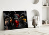 3 Wise Monkeys Glass Wall Art || Designer Collection by Insigneart USA