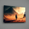 Walk on Another Planet Glass Wall Art || Designers Collection by Insigneart USA