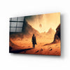 Walk on Another Planet Glass Wall Art || Designers Collection by Insigneart USA