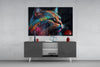 Colorful Cat Glass Wall Art || Designers Collection by Insigneart USA
