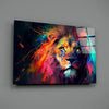 Nobility of the Lion Glass Wall Art || Designer Collection by Insigneart USA