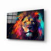 Nobility of the Lion Glass Wall Art || Designer Collection by Insigneart USA