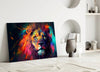 Nobility of the Lion Glass Wall Art || Designer Collection by Insigneart USA