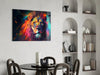 Nobility of the Lion Glass Wall Art || Designer Collection by Insigneart USA
