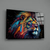 Nobility of the Lion Glass Wall Art || Designer Collection by Insigneart USA