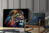 Nobility of the Lion Glass Wall Art || Designer Collection by Insigneart USA