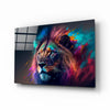 Nobility of the Lion Glass Wall Art || Designer Collection by Insigneart USA