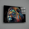 Nobility of the Lion Glass Wall Art || Designer Collection by Insigneart USA