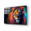 Nobility of the Lion Glass Wall Art || Designer Collection by Insigneart USA
