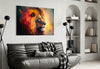 Nobility of the Lion Glass Wall Art || Designer Collection by Insigneart USA