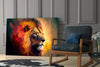 Nobility of the Lion Glass Wall Art || Designer Collection by Insigneart USA