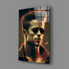 Fight Club - Tyler Durden Glass Wall Art || Designer Collection by Insigneart USA