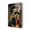 Fight Club - Tyler Durden Glass Wall Art || Designer Collection by Insigneart USA