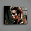 Fight Club - Tyler Durden Glass Wall Art || Designer Collection by Insigneart USA