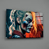 Harley Quinn Glass Wall Art || Designer Collection by Insigneart USA
