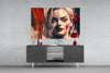 Harley Quinn Glass Wall Art || Designer Collection by Insigneart USA