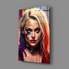 Harley Quinn Glass Wall Art || Designer Collection by Insigneart USA