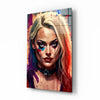 Harley Quinn Glass Wall Art || Designer Collection by Insigneart USA