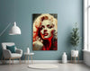 Marilyn Monroe Glass Wall Art || Designer Collection by Insigneart USA