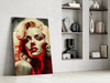 Marilyn Monroe Glass Wall Art || Designer Collection by Insigneart USA