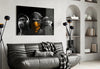 3 Wise Monkeys Chrome Edition Glass Wall Art || Designer Collection by Insigneart USA