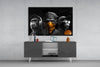 3 Wise Monkeys Chrome Edition Glass Wall Art || Designer Collection by Insigneart USA