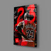 Micheal Jordan Glass Wall Art || Designer Collection by Insigneart USA