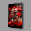 Micheal Jordan, Air Jordan Glass Wall Art || Designer Collection by Insigneart USA