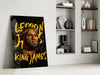 Lebron James, King Glass Wall Art || Designer Collection by Insigneart USA