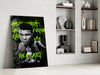 Muhammad Ali , The Greatest Glass Wall Art || Designer Collection by Insigneart USA
