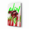Andy Warhol and Gun Glass Wall Art || Designer Collection by Insigneart USA